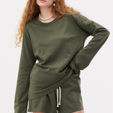 Oversized long tulip T-shirt