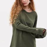 Oversized long tulip T-shirt